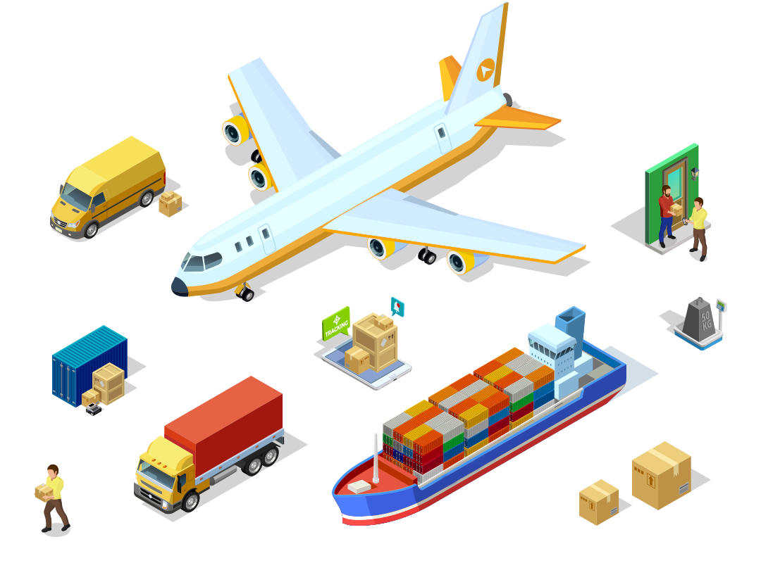 Misión de envíos tricolor